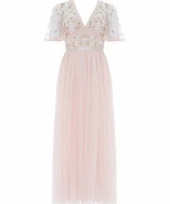 Needle & Thread Holding LTD Womenswear Shimmer Primrose Bodice Ankle Gown