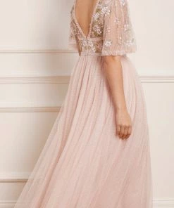 Needle & Thread Holding LTD Womenswear Shimmer Primrose Bodice Ankle Gown