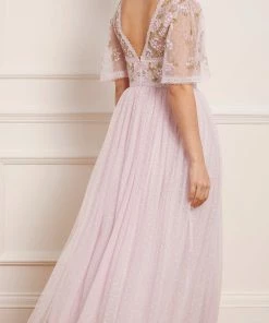 Needle & Thread Holding LTD Shimmer Primrose Bodice Ankle Gown Womenswear