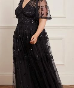 Best Sale 😉 Needle & Thread Holding LTD Shimmer Primrose Gown 🔔 12 Needle & Thread Holding LTD Shimmer Primrose Gown