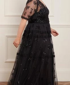 Best Sale 😉 Needle & Thread Holding LTD Shimmer Primrose Gown 🔔 13 Needle & Thread Holding LTD Shimmer Primrose Gown