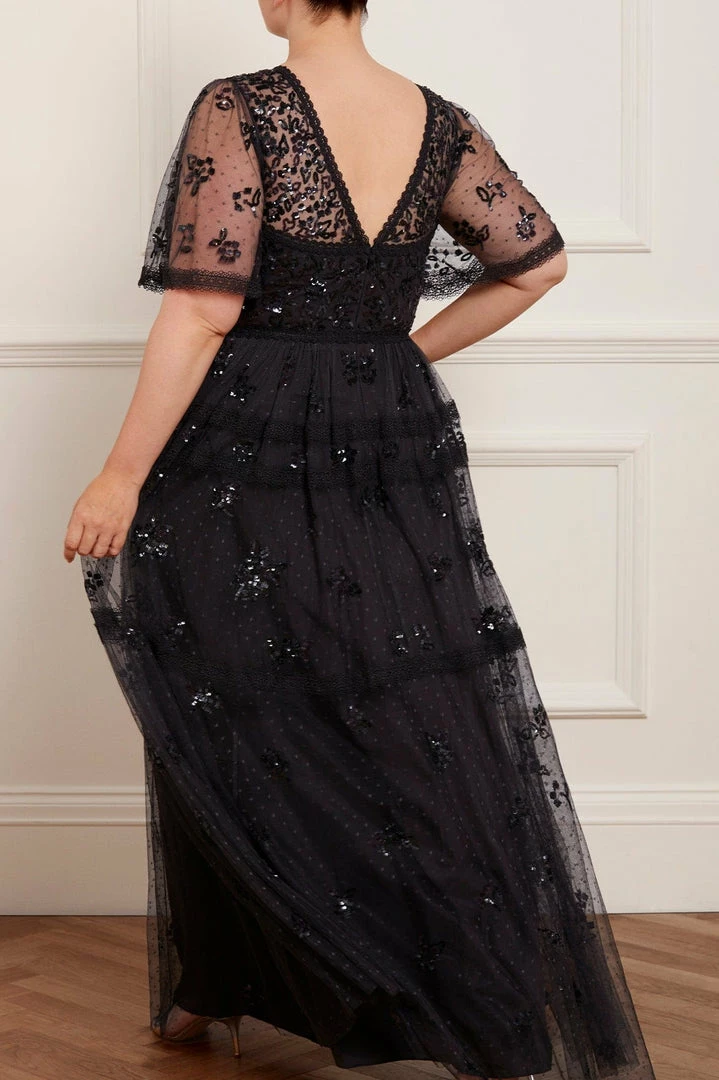 Best Sale 😉 Needle & Thread Holding LTD Shimmer Primrose Gown 🔔 10 Needle & Thread Holding LTD Shimmer Primrose Gown