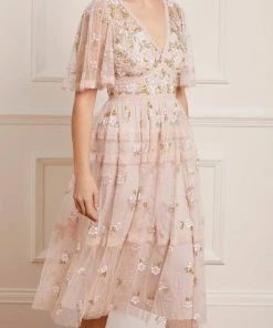 Needle & Thread Holding LTD Womenswear Shimmer Primrose Midaxi Dress