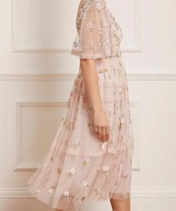 Needle & Thread Holding LTD Womenswear Shimmer Primrose Midaxi Dress