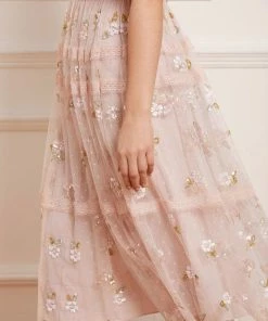 Needle & Thread Holding LTD Womenswear Shimmer Primrose Midaxi Dress