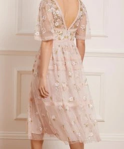 Needle & Thread Holding LTD Womenswear Shimmer Primrose Midaxi Dress