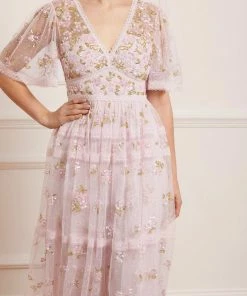 Needle & Thread Holding LTD Shimmer Primrose Midaxi Dress Womenswear