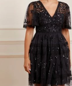 Needle & Thread Holding LTD Shimmer Primrose Mini Dress Womenswear