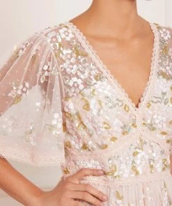 Needle & Thread Holding LTD Shimmer Primrose Mini Dress Womenswear