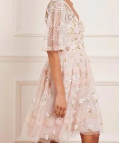 Needle & Thread Holding LTD Shimmer Primrose Mini Dress Womenswear