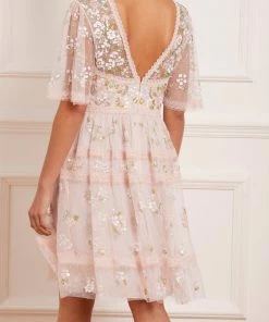 Needle & Thread Holding LTD Shimmer Primrose Mini Dress Womenswear