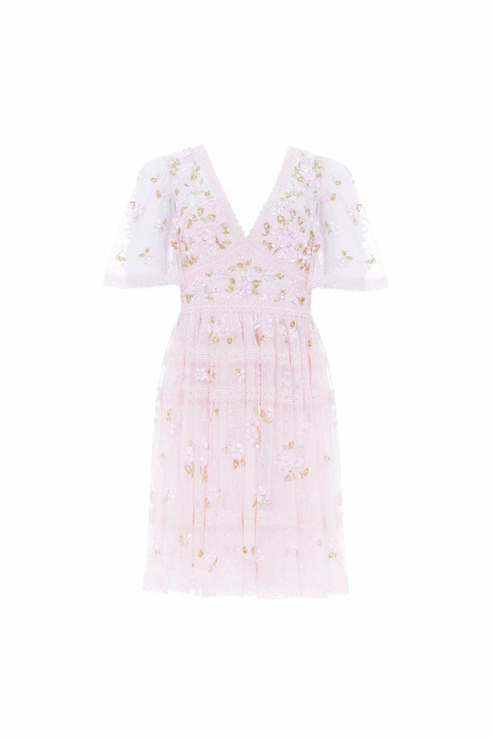 Cheapest ❤️ Needle & Thread Holding LTD Shimmer Primrose Mini 👗 Dress 👩 Womenswear 👍 4 Needle & Thread Holding LTD Shimmer Primrose Mini Dress Womenswear