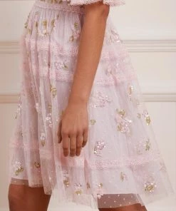 Cheapest ❤️ Needle & Thread Holding LTD Shimmer Primrose Mini 👗 Dress 👩 Womenswear 👍 17 Needle & Thread Holding LTD Shimmer Primrose Mini Dress Womenswear