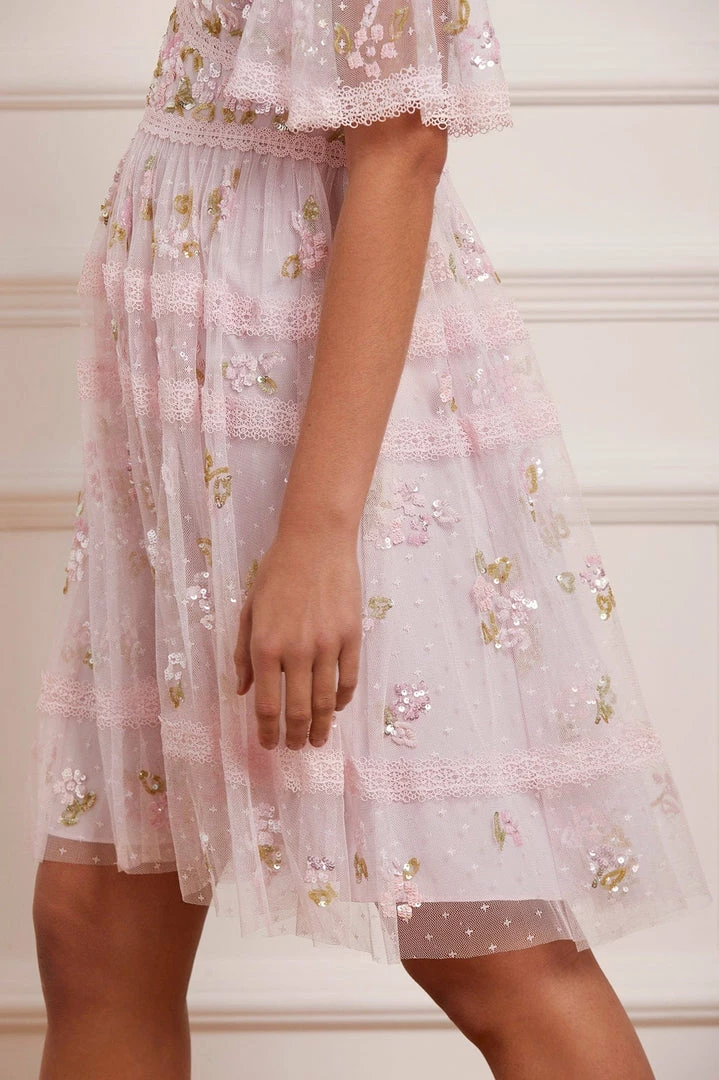 Cheapest ❤️ Needle & Thread Holding LTD Shimmer Primrose Mini 👗 Dress 👩 Womenswear 👍 9 Needle & Thread Holding LTD Shimmer Primrose Mini Dress Womenswear