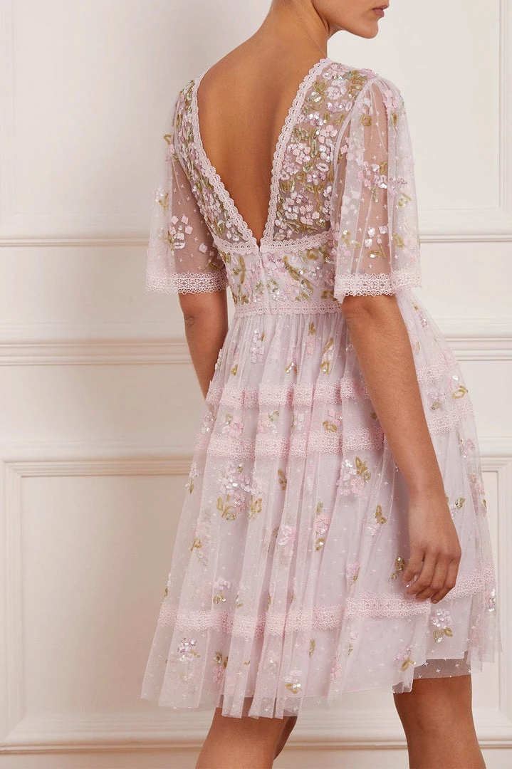 Cheapest ❤️ Needle & Thread Holding LTD Shimmer Primrose Mini 👗 Dress 👩 Womenswear 👍 10 Needle & Thread Holding LTD Shimmer Primrose Mini Dress Womenswear