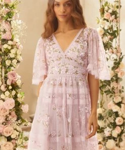 Cheapest ❤️ Needle & Thread Holding LTD Shimmer Primrose Mini 👗 Dress 👩 Womenswear 👍 19 Needle & Thread Holding LTD Shimmer Primrose Mini Dress Womenswear