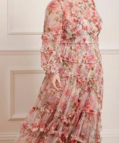 Needle & Thread Holding LTD Womenswear Summer Song Diamond Ruffle Ballerina Dress