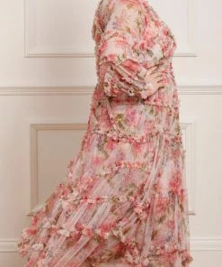 Needle & Thread Holding LTD Womenswear Summer Song Diamond Ruffle Ballerina Dress