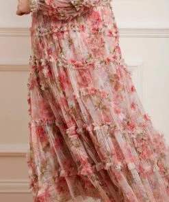 Needle & Thread Holding LTD Womenswear Summer Song Diamond Ruffle Ballerina Dress