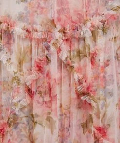 Needle & Thread Holding LTD Womenswear Summer Song Diamond Ruffle Gown