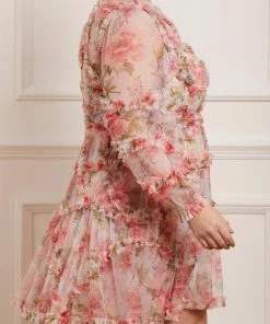 Needle & Thread Holding LTD Womenswear Summer Song Diamond Ruffle Mini Dress