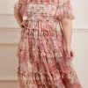 Discount 🔥 Needle & Thread Holding LTD ☀️ Summer Song Peaches Smocked Ankle Gown 🎉 2 Needle & Thread Holding LTD Summer Song Peaches Smocked Ankle Gown