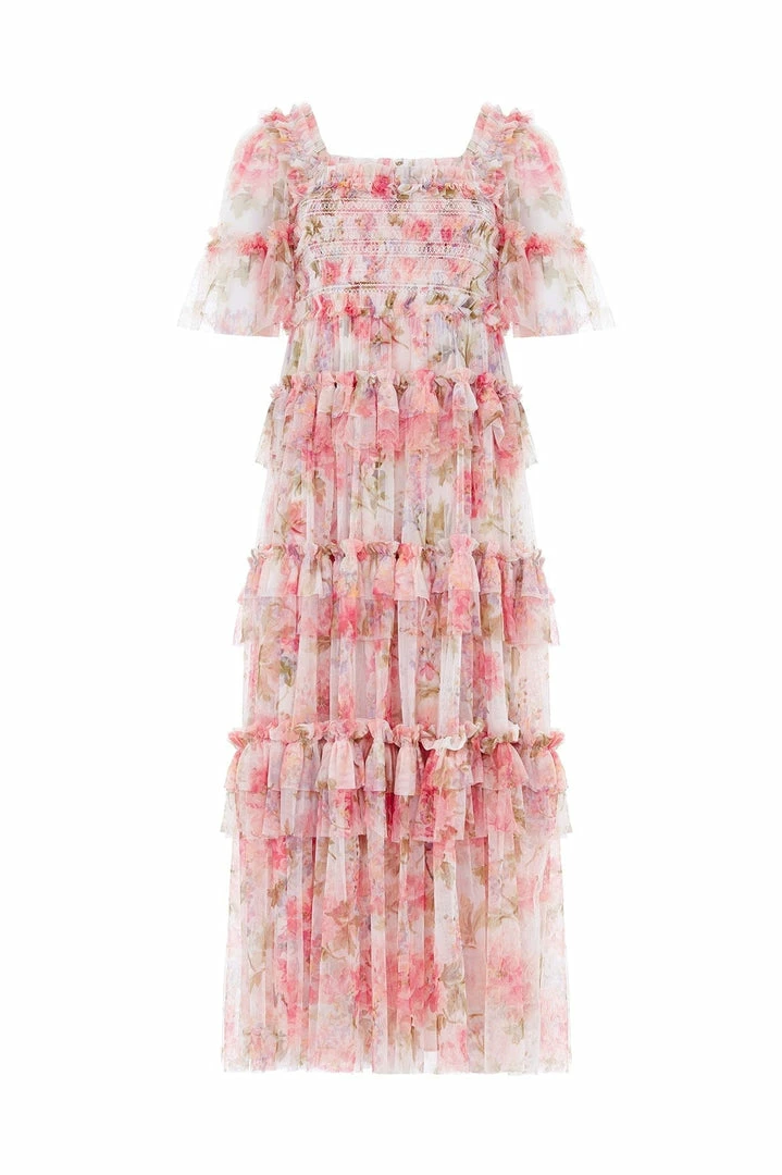 Discount π₯ Needle & Thread Holding LTD βοΈ Summer Song Peaches Smocked Ankle Gown π 4 Needle & Thread Holding LTD Summer Song Peaches Smocked Ankle Gown