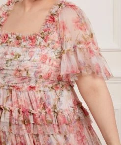 Discount π₯ Needle & Thread Holding LTD βοΈ Summer Song Peaches Smocked Ankle Gown π 15 Needle & Thread Holding LTD Summer Song Peaches Smocked Ankle Gown