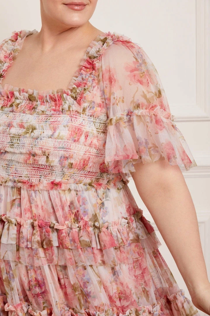 Discount π₯ Needle & Thread Holding LTD βοΈ Summer Song Peaches Smocked Ankle Gown π 6 Needle & Thread Holding LTD Summer Song Peaches Smocked Ankle Gown