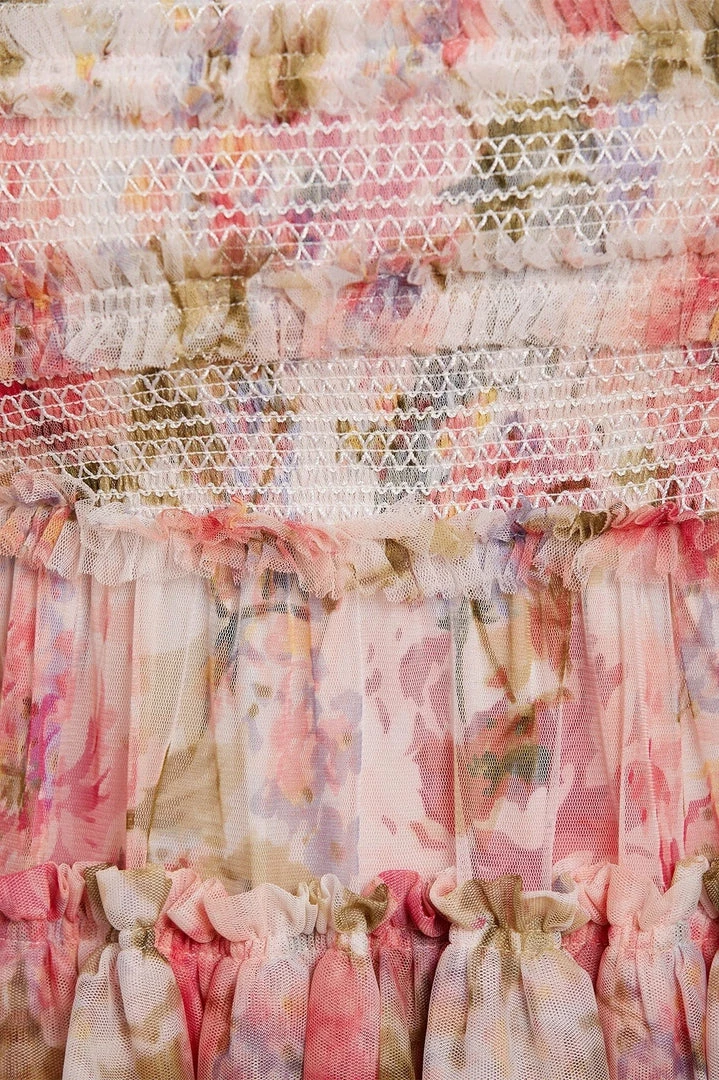 Discount π₯ Needle & Thread Holding LTD βοΈ Summer Song Peaches Smocked Ankle Gown π 7 Needle & Thread Holding LTD Summer Song Peaches Smocked Ankle Gown