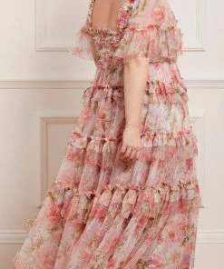 Discount π₯ Needle & Thread Holding LTD βοΈ Summer Song Peaches Smocked Ankle Gown π 19 Needle & Thread Holding LTD Summer Song Peaches Smocked Ankle Gown