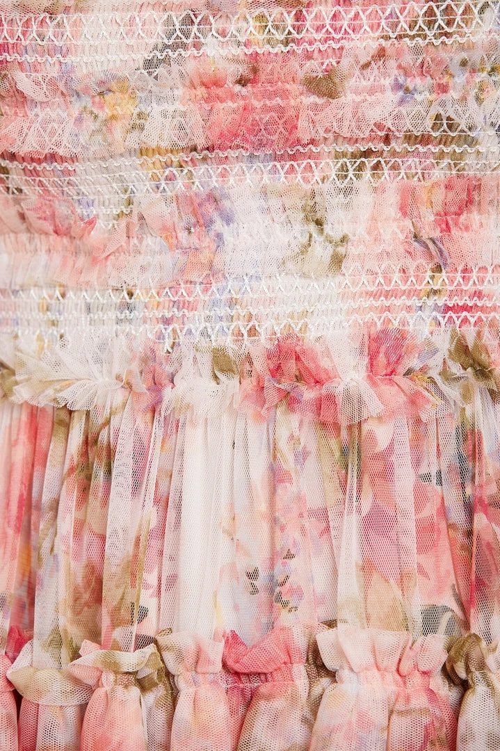 Wholesale π€© Needle & Thread Holding LTD π Summer Song Peaches Smocked Micro Mini π Dress π 7 Needle & Thread Holding LTD Summer Song Peaches Smocked Micro Mini Dress