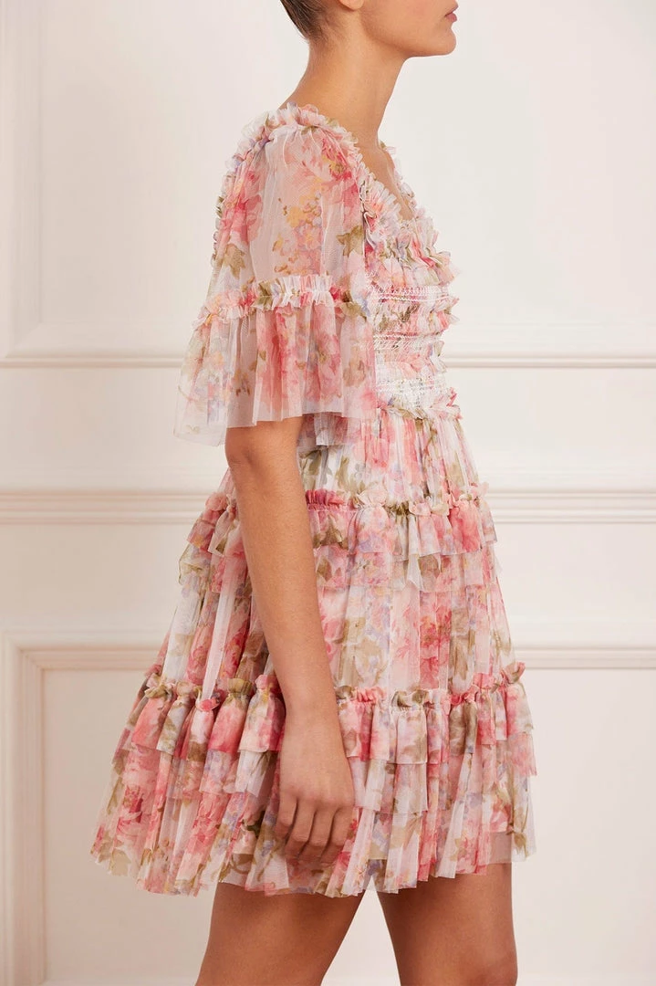 Wholesale π€© Needle & Thread Holding LTD π Summer Song Peaches Smocked Micro Mini π Dress π 8 Needle & Thread Holding LTD Summer Song Peaches Smocked Micro Mini Dress