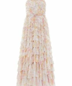 Needle & Thread Holding LTD Womenswear Sunrise Bloom Corset Ankle Gown