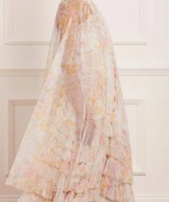 Needle & Thread Holding LTD Womenswear Sunrise Bloom Midaxi Cape