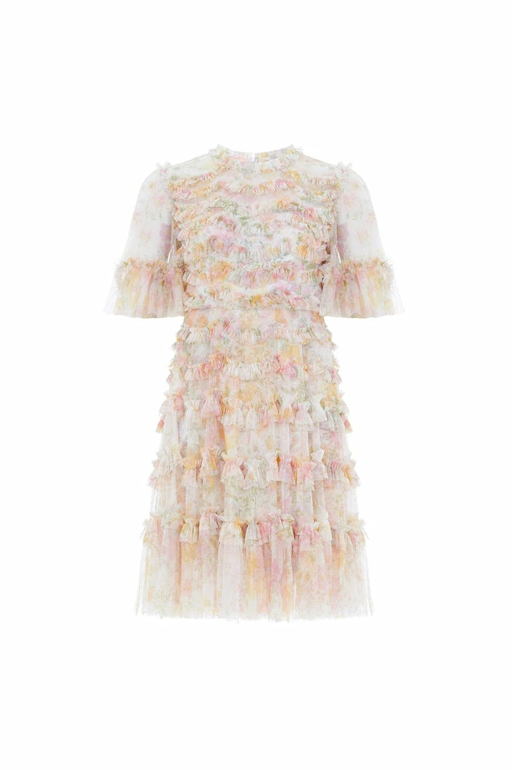 Flash Sale π₯° Needle & Thread Holding LTD Sunrise Bloom Ruffle Short Sleeve Mini π Dress π― 4 Needle & Thread Holding LTD Sunrise Bloom Ruffle Short Sleeve Mini Dress