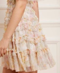 Flash Sale π₯° Needle & Thread Holding LTD Sunrise Bloom Ruffle Short Sleeve Mini π Dress π― 16 Needle & Thread Holding LTD Sunrise Bloom Ruffle Short Sleeve Mini Dress