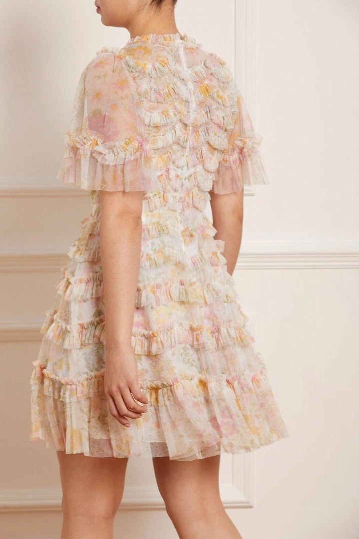 Flash Sale π₯° Needle & Thread Holding LTD Sunrise Bloom Ruffle Short Sleeve Mini π Dress π― 10 Needle & Thread Holding LTD Sunrise Bloom Ruffle Short Sleeve Mini Dress