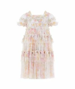 Needle & Thread Holding LTD Sunrise Bloom Smocked Kids Dress