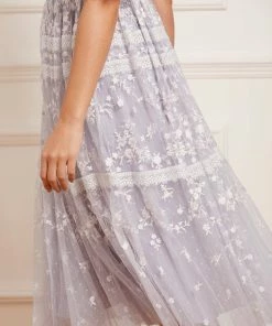 Needle & Thread Holding LTD Sweetheart Lace Midaxi Dress Womenswear