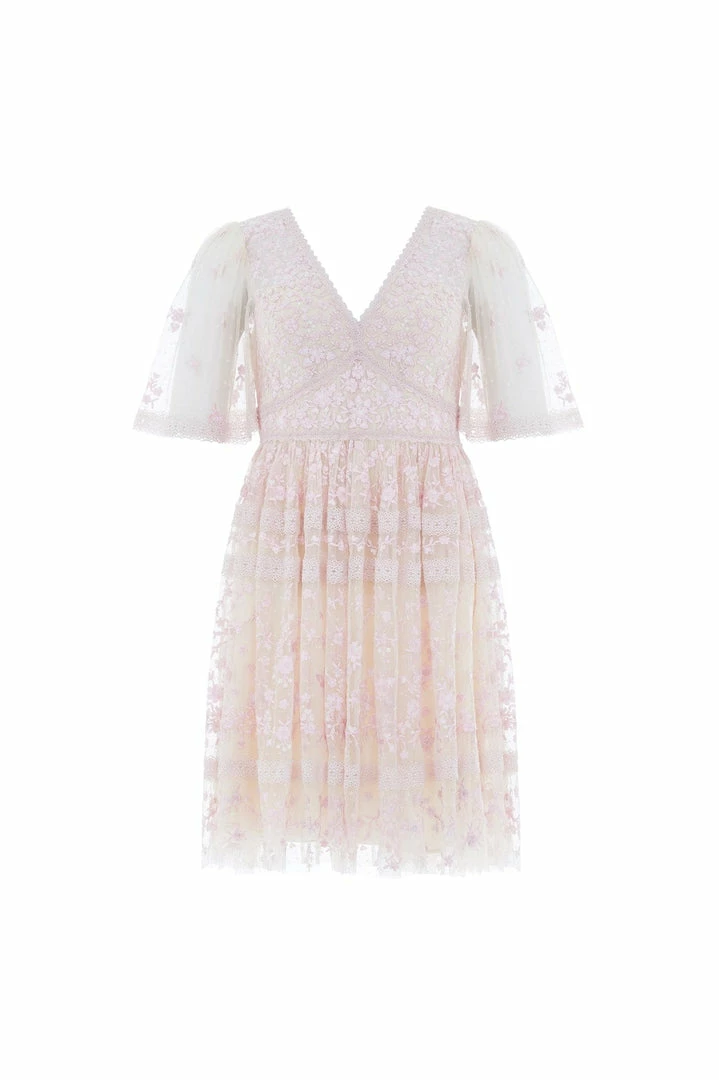 Cheap 🎁 Needle & Thread Holding LTD 👩 Womenswear Sweetheart Lace Mini 👗 Dress 🌟 4 Needle & Thread Holding LTD Womenswear Sweetheart Lace Mini Dress