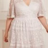 Needle & Thread Holding LTD Sweetheart Lace Mini Dress Womenswear