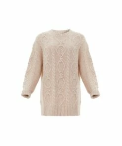 Needle & Thread Holding LTD Sylvie Cable Longline Jumper Womenswear