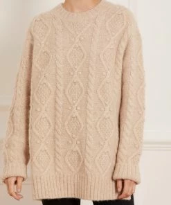 Needle & Thread Holding LTD Sylvie Cable Longline Jumper Womenswear