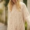 Needle & Thread Holding LTD Sylvie Cable Longline Jumper Womenswear