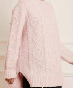 Hot Sale π Needle & Thread Holding LTD Sylvie Cable Longline Jumper π 11 Needle & Thread Holding LTD Sylvie Cable Longline Jumper