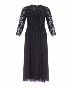 Needle & Thread Holding LTD Womenswear Tempest Bodice V-Neck Midaxi Dress