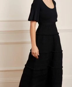 Needle & Thread Holding LTD Womenswear Textured Knit Ballerina Dress