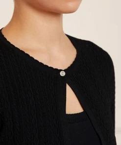 Needle & Thread Holding LTD Textured Knit Crop Cardigan Womenswear