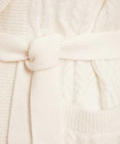 Needle & Thread Holding LTD Twisted Cable Knee Length Cardigan